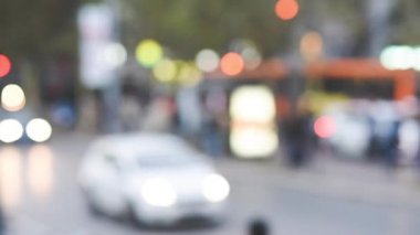 Bokeh şehir arkaplanı