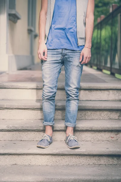 Jonge hipster homoseksuele man — Stockfoto