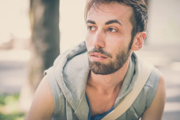 Giovane hipster gay uomo — Foto Stock