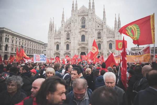 Manifestation étudiante à Milan — Photo