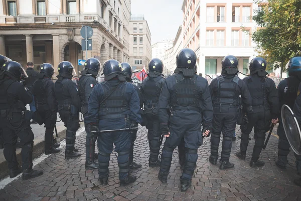 Student demonstration i Milano — Stockfoto