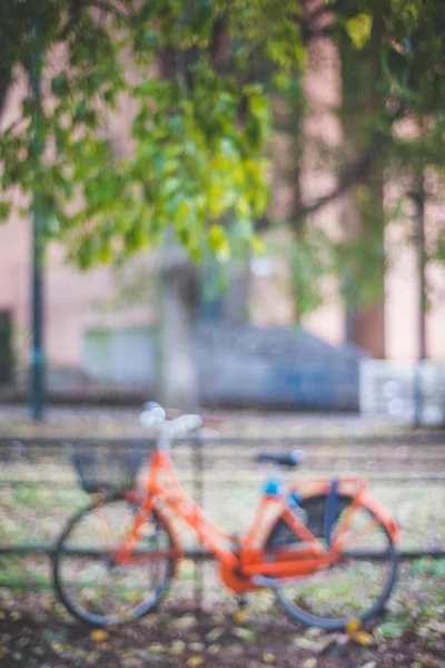 Blurred urban milan landscape — Stock Photo, Image