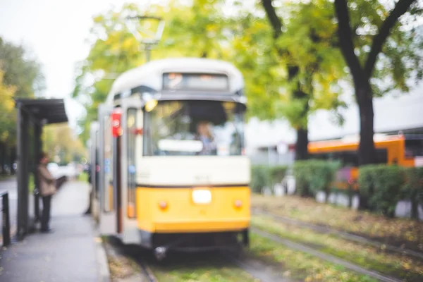 Verschwommene urbane Mailänder Landschaft — Stockfoto