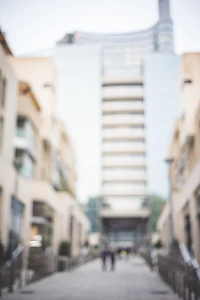 Verschwommene urbane Mailänder Landschaft — Stockfoto