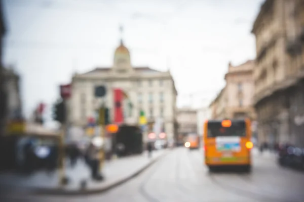 Verschwommene urbane Mailänder Landschaft — Stockfoto