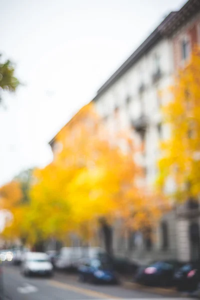 Suddig Milano stadslandskapet — Stockfoto