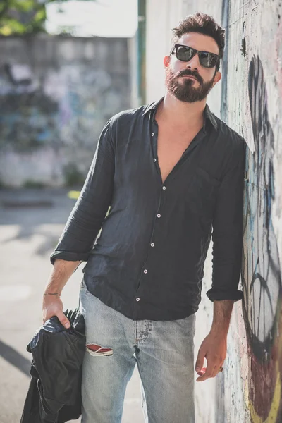 Handsome bearded man — Stock Photo, Image