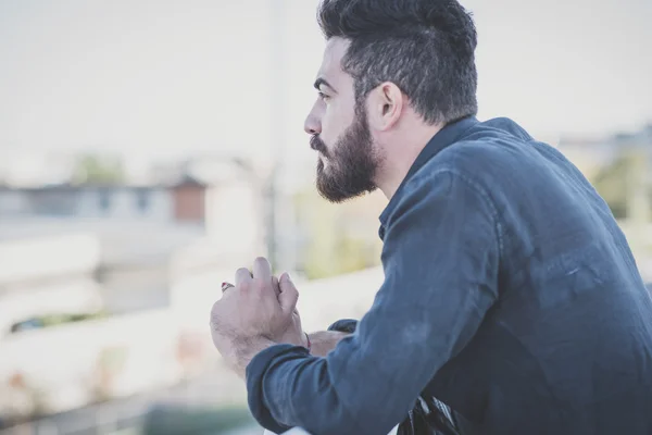 Handsome bearded man — Stock Photo, Image