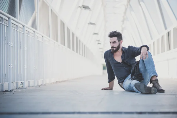 Handsome bearded man — Stock Photo, Image