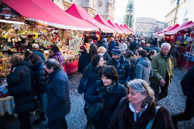 Noel standları Milano
