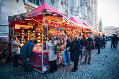 Noel standları Milano