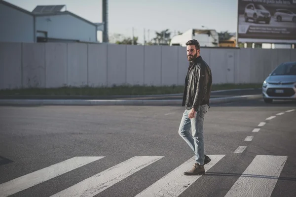 Attractive bearded man — Stock Photo, Image