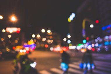 Bulanık bokeh milan şehir