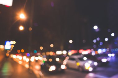 Bulanık bokeh milan şehir