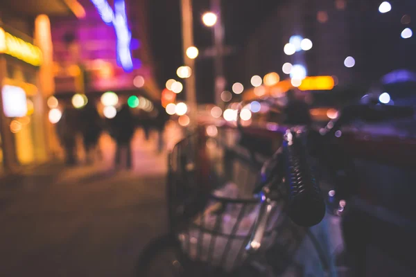 Bulanık bokeh milan şehir — Stok fotoğraf