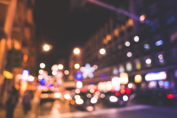 Blurred bokeh milan city — Stock Photo, Image