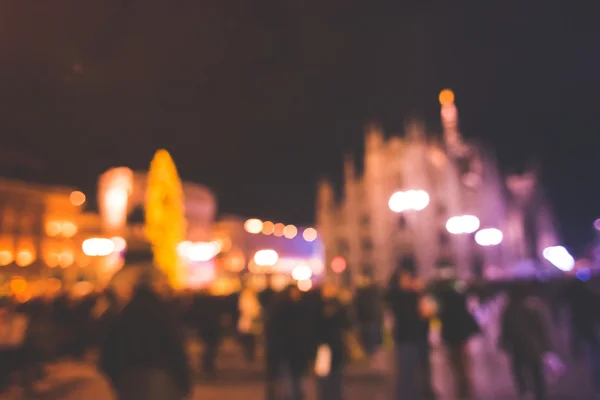 Blurred bokeh milan city — Stock Photo, Image