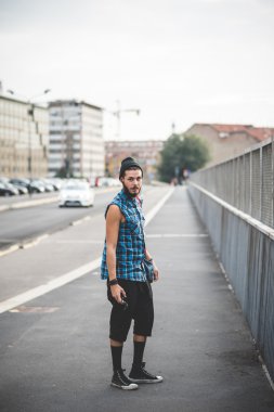 Hipster adam şehir