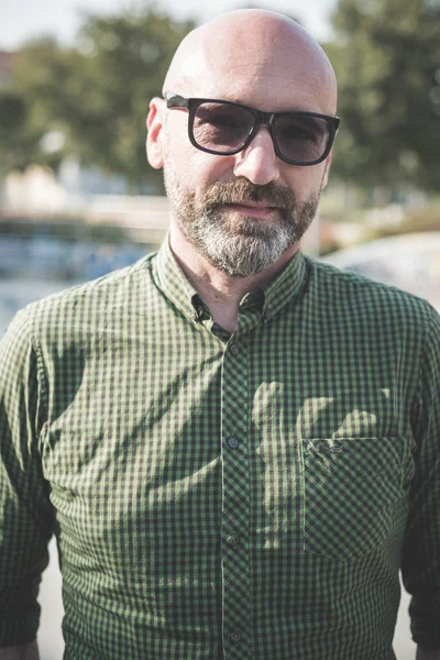 Handsome middle-aged man — Stock Photo © konstantynov #5159301