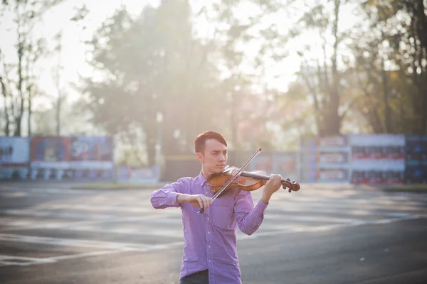 Young asian musician — Stock Photo, Image