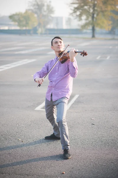 Young asian musician — Stock Photo, Image