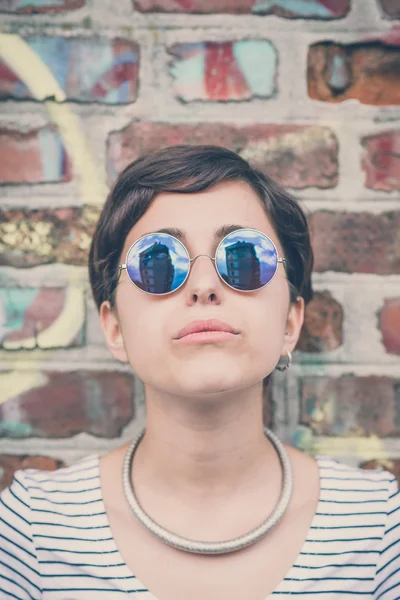 Young hipster woman — Stock Photo, Image