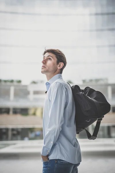 Bell'uomo biondo — Foto Stock