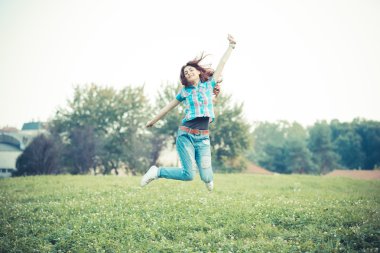güzel genç hipster kadın