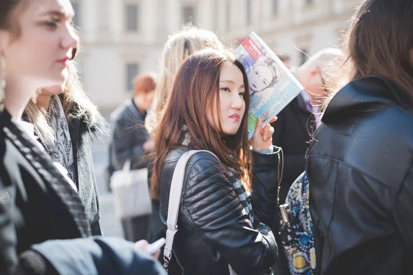 Milaan Fashion week, Italië — Stockfoto