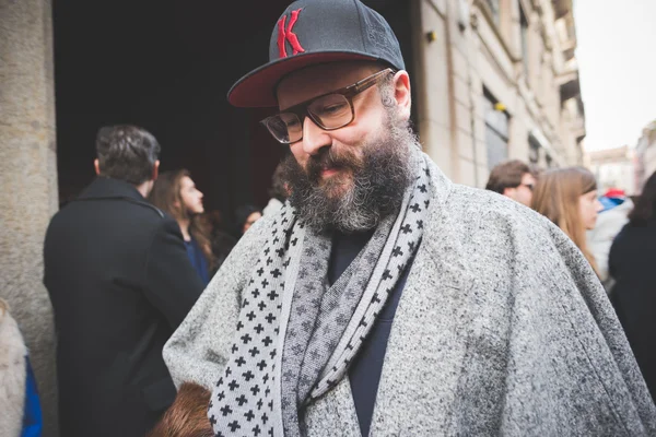 People during Milan Fashion week — Stock Photo, Image