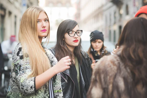 People during Milan Fashion week — Stock Photo, Image