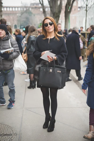 People during Milan Fashion week — Stock Photo, Image