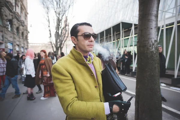 People during Milan Fashion week — Stock Photo, Image