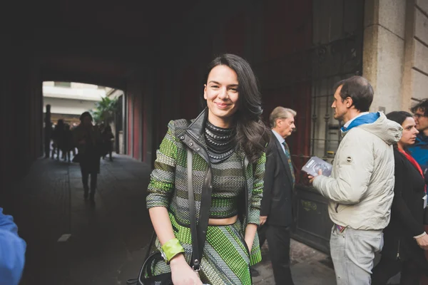 People during Milan Fashion week — Stock Photo, Image