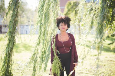 Afrikalı kadın Park