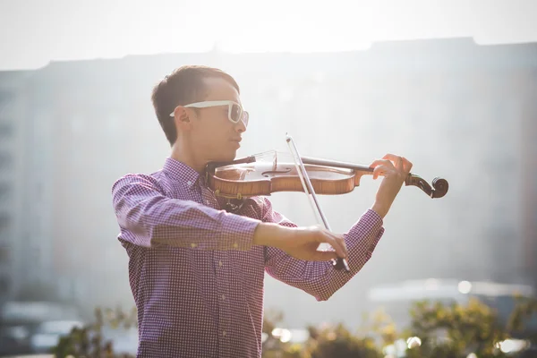 Fou drôle musicien — Photo