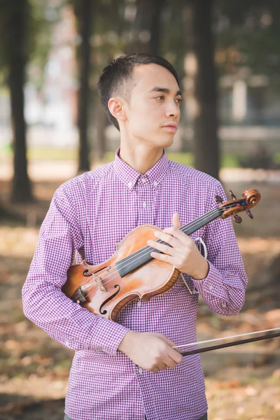 Crazy funny musician — Stock Photo, Image