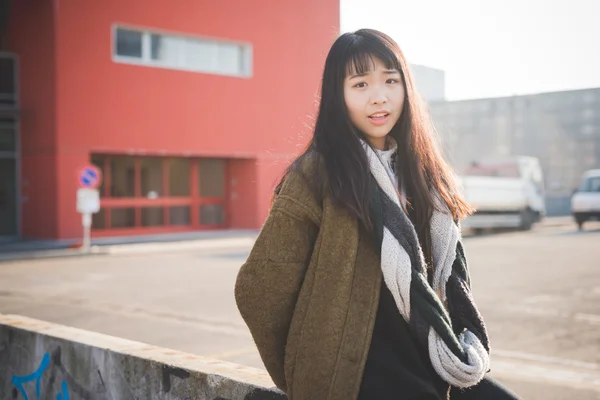 Asian hipster woman — Stock Photo, Image