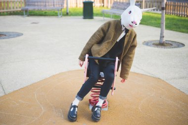 genç güzel Asya hipster kadın