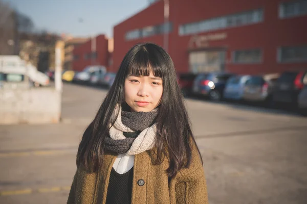 Asian hipster woman — Stock Photo, Image