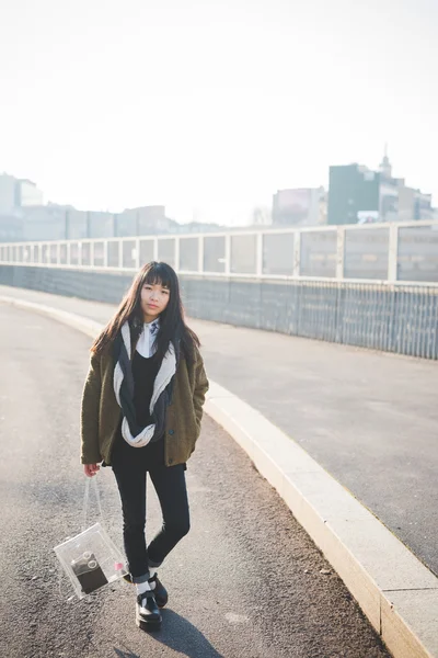 Asiatique hipster femme — Photo