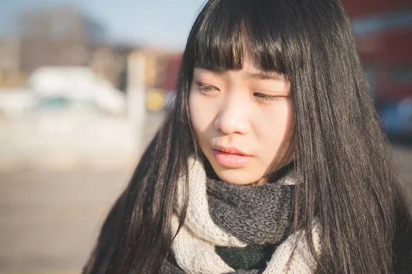 Asian hipster woman — Stock Photo, Image