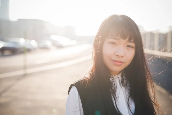 Asian hipster woman — Stock Photo, Image