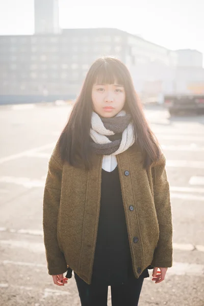 Asiatique hipster femme — Photo