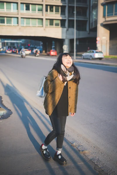 Asian hipster woman — Stock Photo, Image