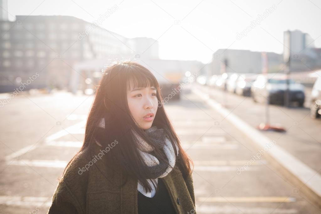 asian hipster woman