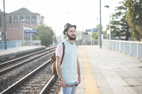 Hipster homoseksuele moderne man — Stockfoto