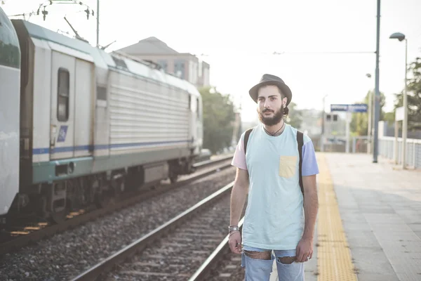 Hipster gay modern man — Stock Photo, Image