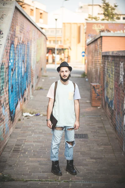 Hipster homoseksuele moderne man — Stockfoto