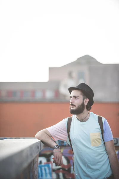 Hipster gay moderno uomo — Foto Stock